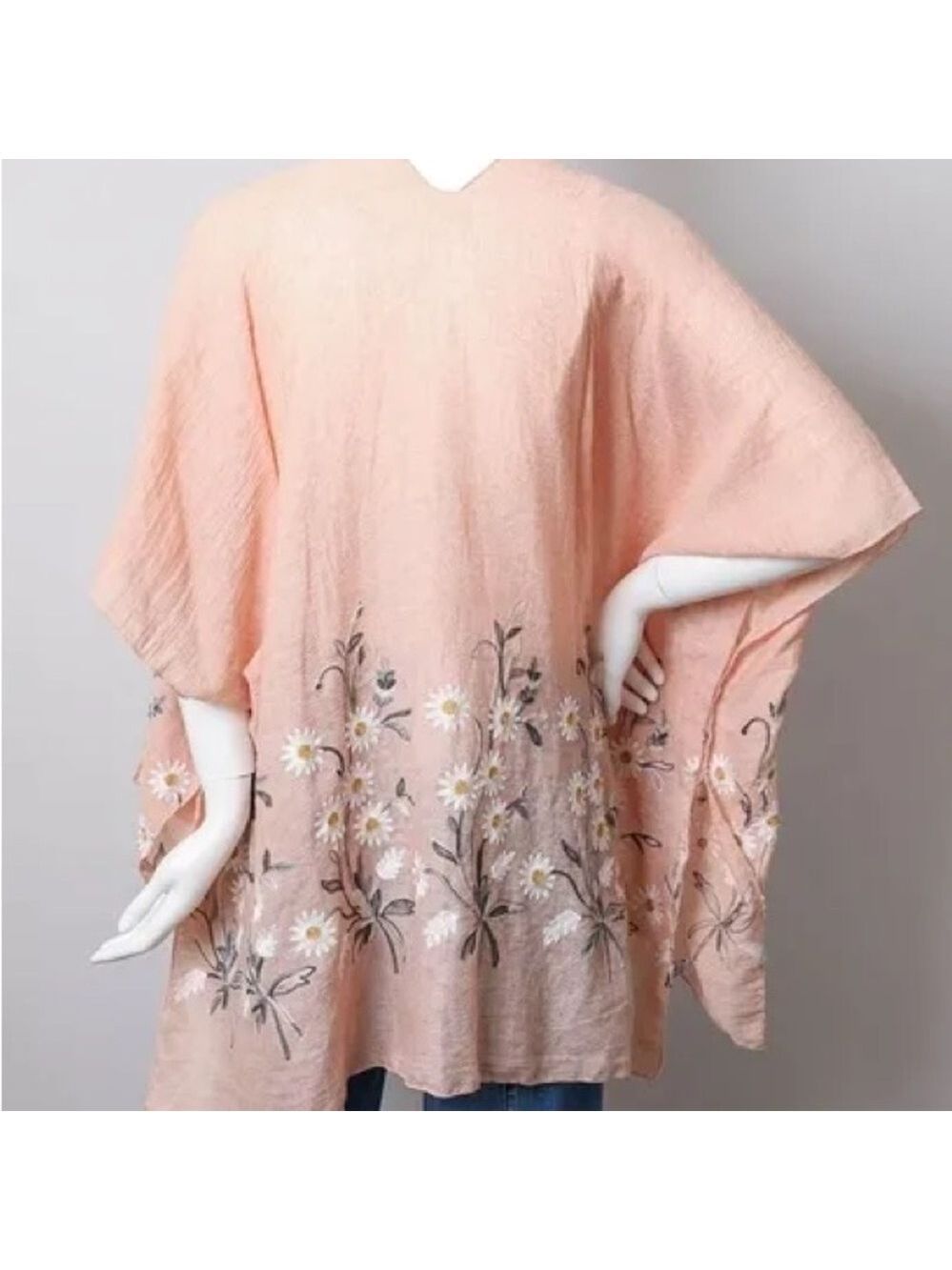 🌼Daisy Woven Kimono 🌼 - Peach - Picture 4 of 4